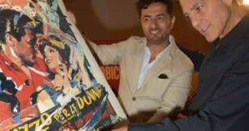 WEBGENESYS AL FESTIVAL DEL CINEMA DI VENEZIA PER IL PREMIO ROTELLA CONSEGNATO A GEORGE CLOONEY