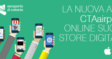 WEBGENESYS HA REALIZZATO LA NUOVA APP MOBILE UFFICIALE DELL&#8217;AEROPORTO DI CATANIA
