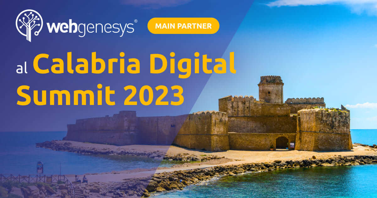 WEBGENESYS MAIN PARTNER DEL CALABRIA DIGITAL SUMMIT