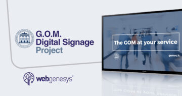 A NEW WAY OF COMMUNICATING IN HEALTHCARE WITH G.O.M. DIGITAL SIGNAGE