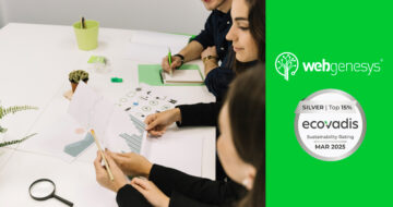 MEDAGLIA D’ARGENTO ECOVADIS PER WEBGENESYS, CHE RIENTRA NEL 15% DEI TOP SCORE DELLE AZIENDE VALUTATE DALLA NOTA PIATTAFORMA